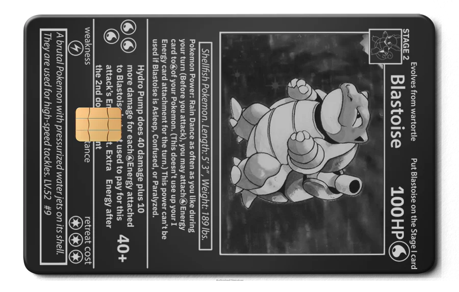 Blastoise Card