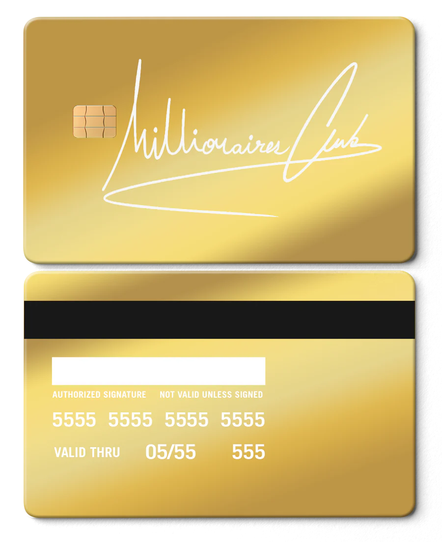 Millionaires Club Card - Image 6